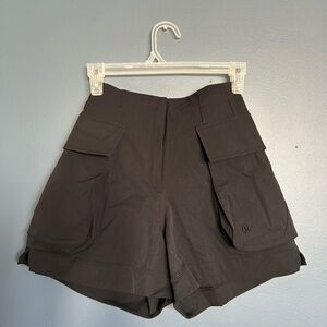 lululemon athletica Women's Black Cargo Shorts